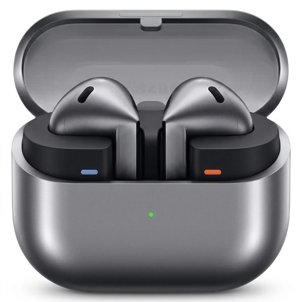 هدفون بلوتوثی سامسونگ مدل Galaxy Buds3 با نویز کنسلینگ فعال (ANC)، نویز کنسلینگ میکروفون (ENC)، درگاه شارژ USB — تصویر ۱