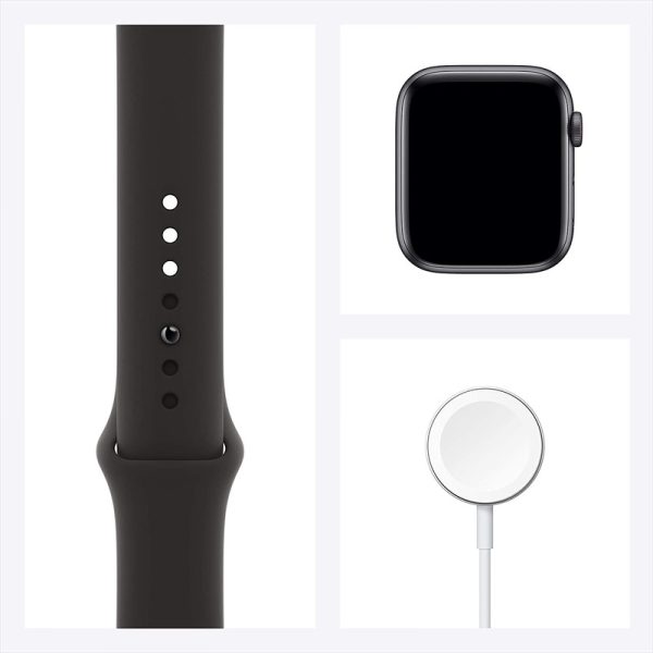 ساعت هوشمند اپل واچ سری SE مدل 44mm Aluminum Case with Sport silicone Band — تصویر ۹
