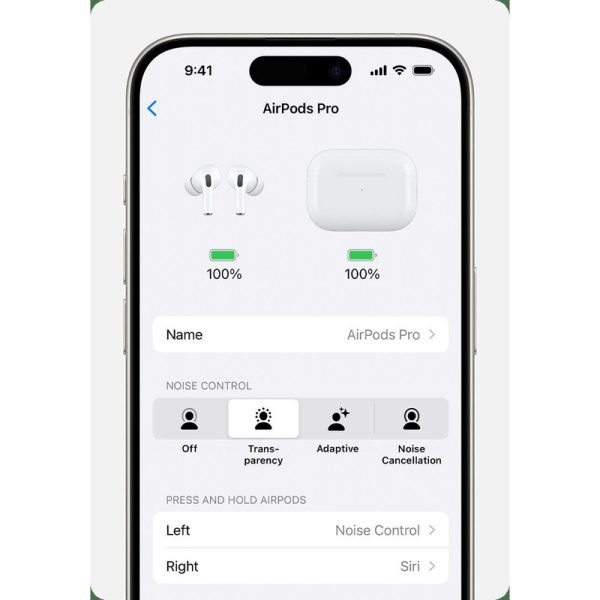 هدفون بلوتوثی اپل مدل AirPods 4 دارای نویز کنسلینگ — تصویر ۱۰