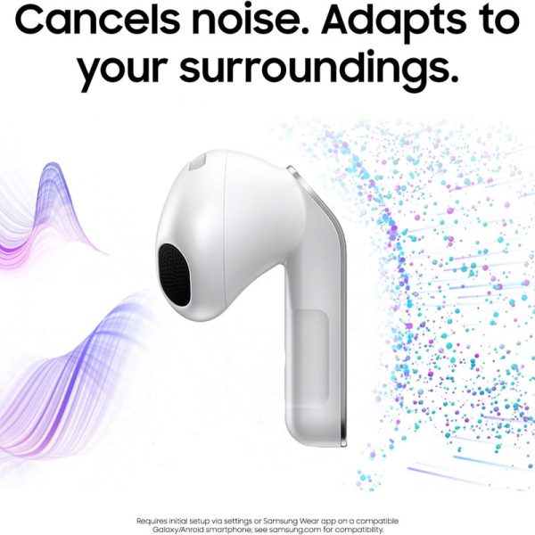 هدفون بلوتوثی سامسونگ Galaxy Buds 4 با نویز کنسلینگ فعال و میکروفون سه‌گانه — تصویر ۱۸