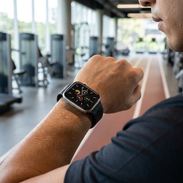 ساعت هوشمند اپل واچ سری SE مدل 44mm Aluminum Case with Sport silicone Band — تصویر ۲